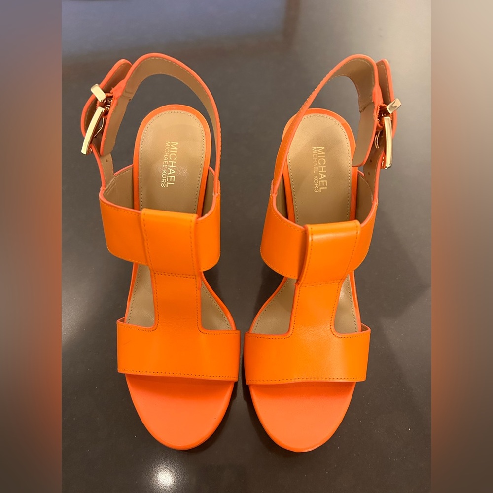 Michael Kors Becker T-Strap 4” Heels